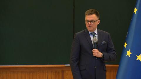 Hołownia: ktoś, kto wymyślił ten kalendarz wyborczy, powinien mieć za to osobny pokój w piekle