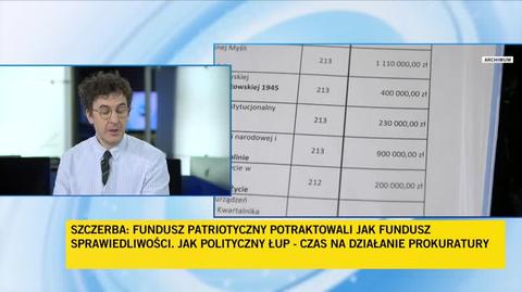 Dziennikarz TVN24 Tomasz Twardowski o Funduszu Patriotycznym: warta prześledzenia jest siatka powiązań personalnych 