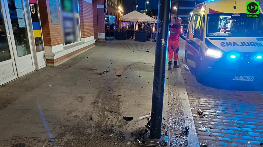 Gdańsk. 30-letni kierowca potrącił dwie osoby. Świadkowie mówią, że wyglądało to tak, jakby zrobił to celowo