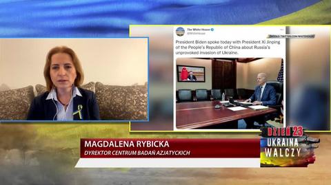 Magdalena Rybicka o rozmowie Xi - Biden: została podjęta rękawica ku zgodzie 