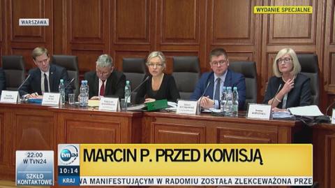 Marcin P. nie skorzystał z prawa do swobodnej wypowiedzi