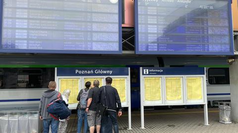 Utrudnienia na stacji Poznań Główny