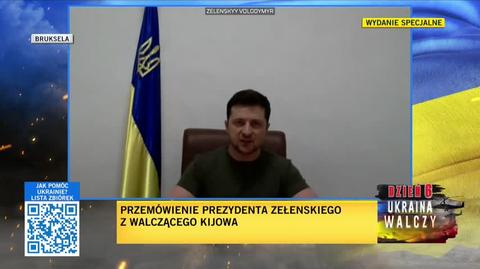 Prezydent Zełenski: obywatele Ukrainy broniący naszego kraju płacą najwyższą cenę