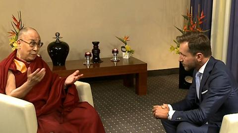 Dalajlama dla TVN24 BiS: musimy myśleć o terrorystach jak o naszych bliźnich