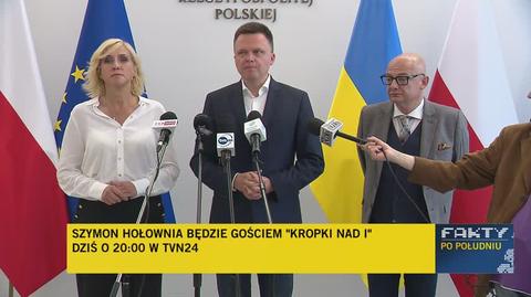 Hołownia: wizy były kupowane za pieniądze 