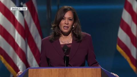 Kamala Harris przyjęła nominację partyjną na wiceprezydenta USA