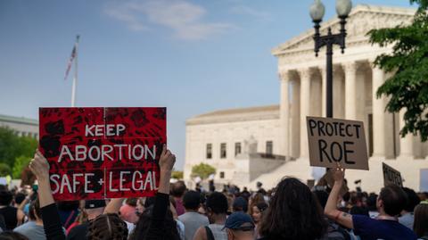 Protesty w sprawie prawa do aborcji przed Sądem Najwyższym USA