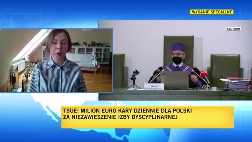 Dr Baczyńska: mam złą wiadomość, tę karę trzeba będzie zapłacić