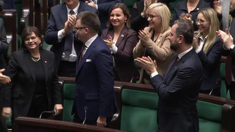 Sejm z nowym marszałkiem, Witek przegrała głosowanie