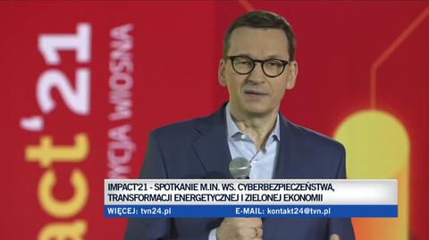 Mateusz Morawiecki na konferencji Impact'21