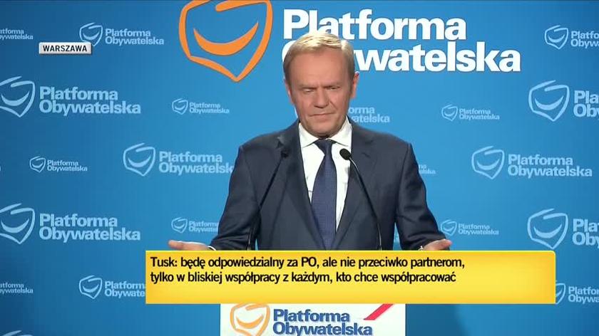 Donald Tusk o swojej przyszłości w Europejskiej Partii Ludowej 