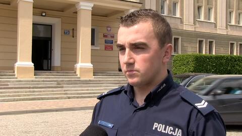 Policja o zatrzymaniu nietrzeźwej 