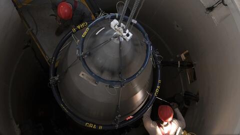 Rosjanie testują pocisk balistyczny Topol na kosmodromie Plesieck 