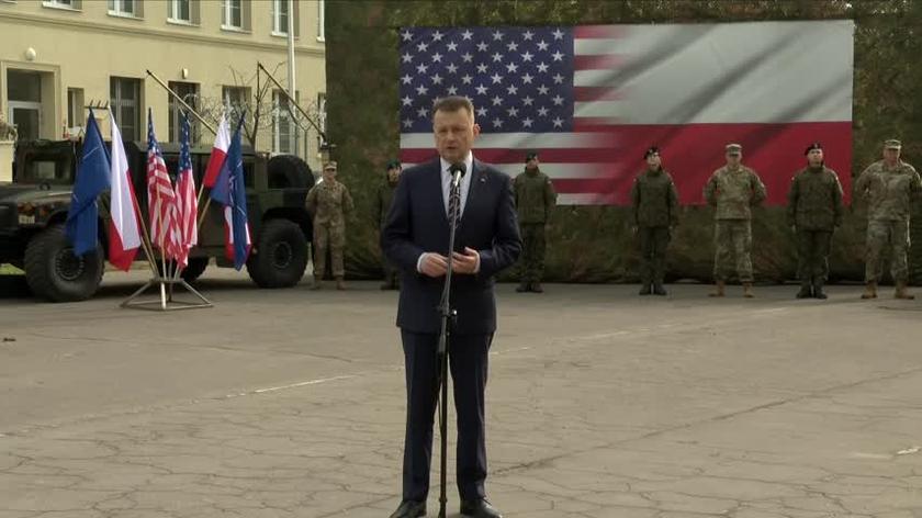 Szef MON: bardzo doceniamy, że wojska Stanów Zjednoczonych są na stałe w naszym kraju