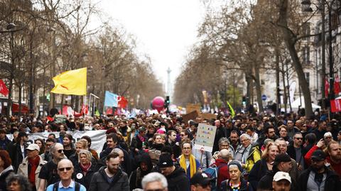 Protesty we Francji. "Rozwiązania emerytalne są traktowane jako osiągnięcie cywilizacyjne"
