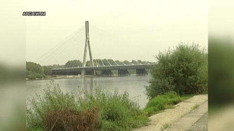 Testy obciążeniowe mostu Świętokrzyskiego