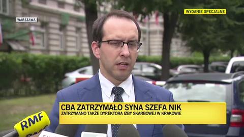 Żaryn o wniosku do Sejmu o uchylenie immunitetu Mariana Banasia