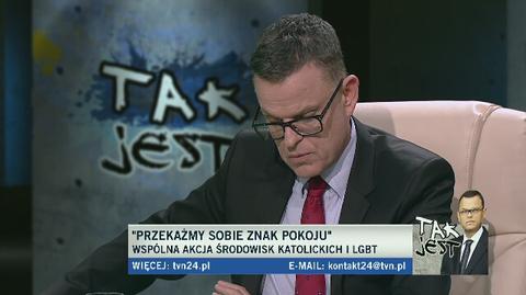 ks. Kazimierz Sowa i Tomasz Wiścicki w Tak jest