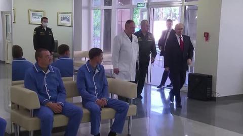 Putin odwiedził rannych żołnierzy w szpitalu wojskowym w Moskwie 