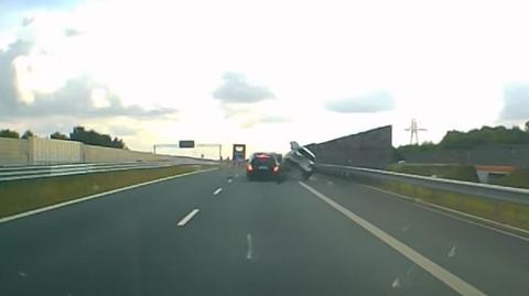Jeden z kierowców nagrał moment wypadku