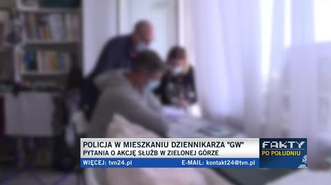Policja w mieszkaniu dziennikarza "Gazety Wyborczej". Skonfiskowała służbowy laptop i telefon