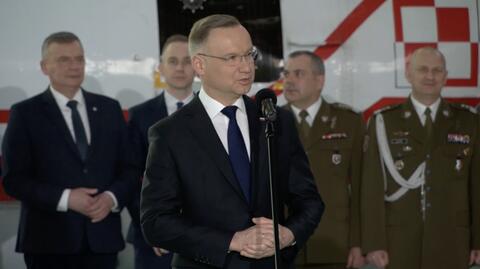 Prezydent: służba wojskowa ma też w sobie ogromny wymiar ryzyka