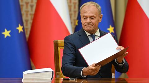 Tusk: Nawrocki nie wypełnił obowiązku
