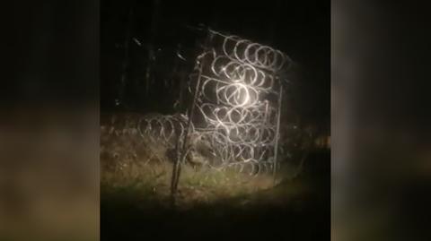 MON: białoruskie służby pod osłoną nocy niszczą ogrodzenie
