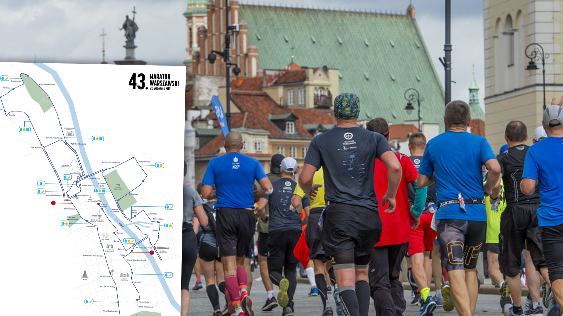 43. Maraton Warszawski i 15. Półmaraton Warszawski - trasa i godziny  startów [mapa] | TVN Warszawa