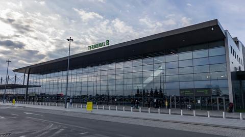 Samolot miał wylądować na lotnisku Katowice-Pyrzowice