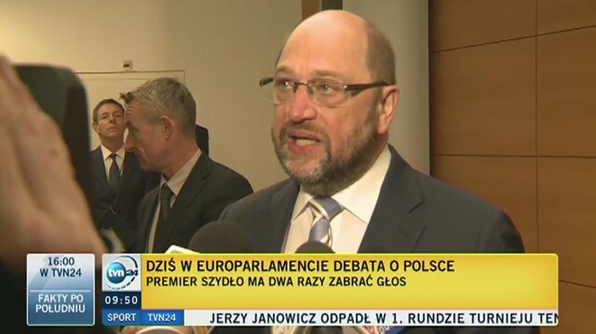 Martin Schulz: atmosfera jest napięta 
