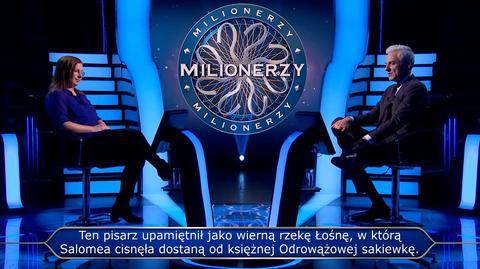 Pytanie w "Milionerach" o pisarza za 40 tysięcy złotych