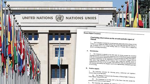 Komitet Praw Człowieka przy ONZ krytykuje działania rządu