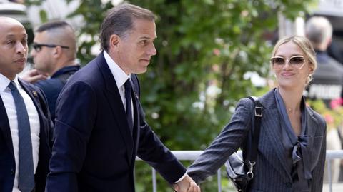 Hunter Biden i jego żona Melissa Cohen Biden