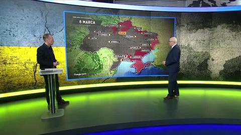 Rosjanie atakują Ukrainę. Generał Skrzypczak: Rosjanie stracili impet (analiza z 8 marca)
