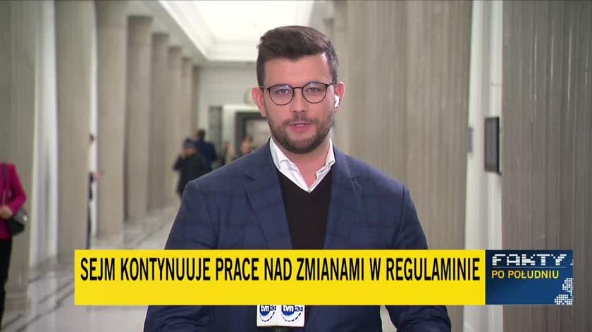 Sejm o propozycjach zmian w regulaminie Izby. Relacja reportera TVN24 Artura Molędy 
