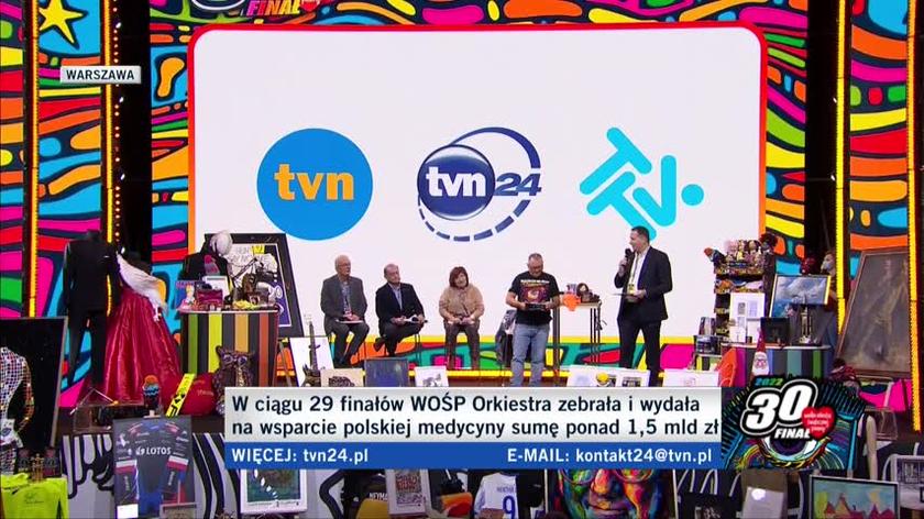 Bogdan Czaja, zastępca dyrektora programowego TVN, o 30. Finale WOŚP