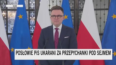 Hołownia: materiały wideo z tak zwanego szturmu na Sejm zostaną opublikowane w najbliższych dniach