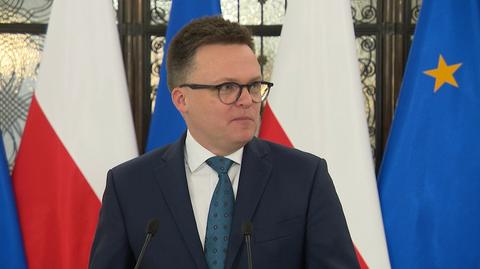 Marszałek Hołownia o planach Sejmu na kolejny tydzień