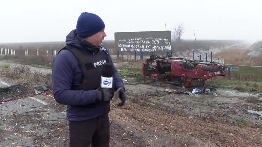 Duże zniszczenia w wyzwolonych miastach Ukrainy. Relacja reportera TVN24, Tomasza Kanika 