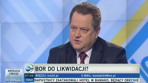 Wiceminister Zieliński w "Jeden na jeden" mówił o planach MSWiA wobec BOR