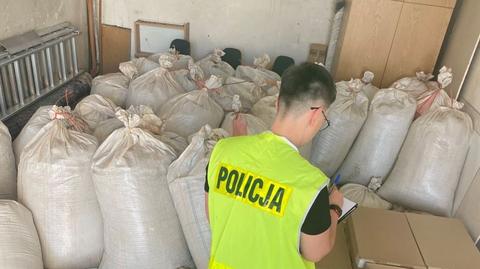 Policja w Sztumie zabezpieczyła nielegalny tytoń za milion złotych