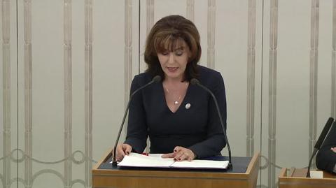 Gabriela Morawska-Stanecka przedstawiła sprawozdanie senackiej komisji