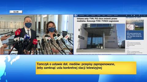 "Nie ważcie się podnieść ręki w Polsce na wolne media, bo tej granicy Polacy nie pozwolą wam przekroczyć"