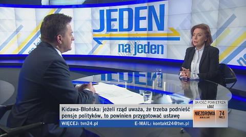 Kidawa-Błońska: nagrody dla premiera i ministrów nie powinny mieć miejsca, to jest pewien rodzaj służby 