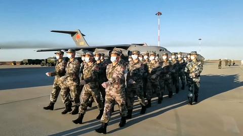 Wspólne ćwiczenia chińskich i rosyjskich jednostek w Południowym Okręgu Wojskowym Rosji 