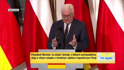 Steinmeier: Putinowi nie udało się nas podzielić (wypowiedź z kwietnia 2022)