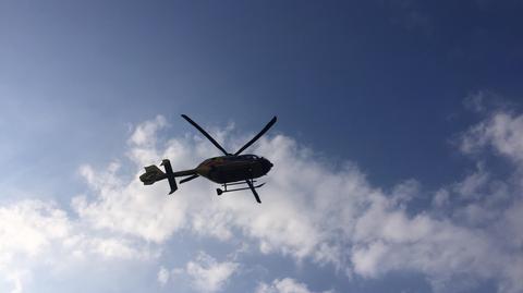 Helikoptery Lotniczego Pogotowia Ratunkowego przetransportowany nastolatków do szpitala 