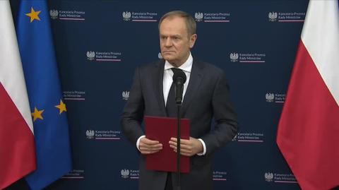 Tusk o Kamińskim i Wąsiku: Sytuacja jest niebywała. Tego nie ma w podręcznikach