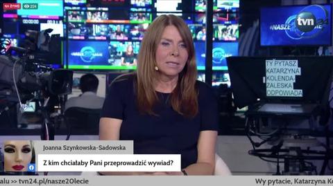 Z kim Katarzyna Kolenda-Zaleska chciałaby przeprowadzić wywiad?